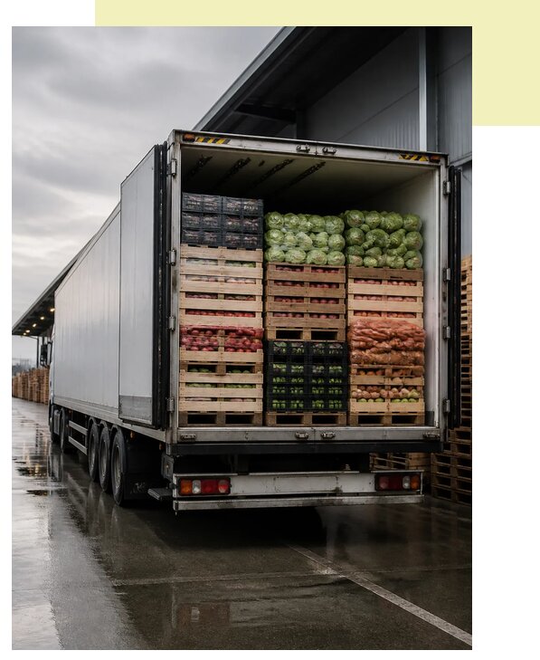 Перевозка плодоовощной продукции в Карталы по цене от 5216 р. | Агросервис-Крт